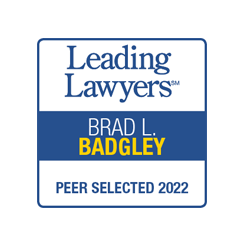 Leading Lawyers Brad Badgley peer selected 2022